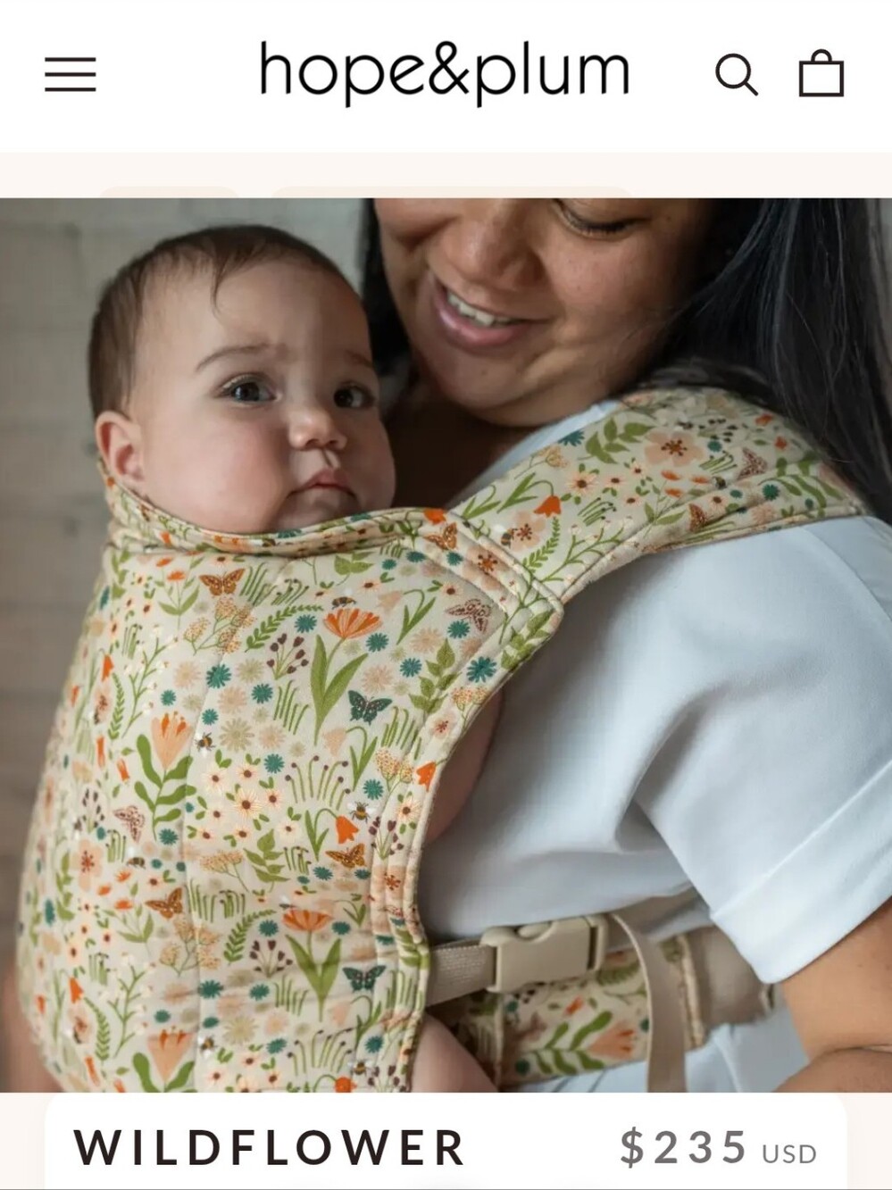 Hope & Plum- Wildflower Carrier